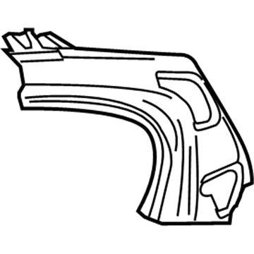 GM 13228501 Upper Reinforcement, Driver Side
