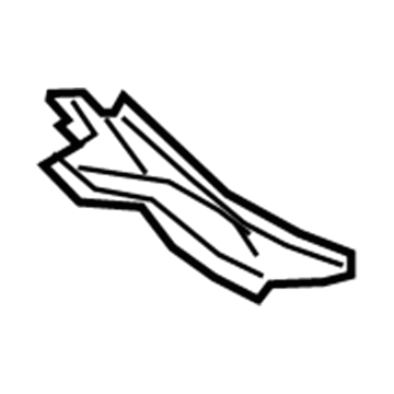 GM 23436596 Gutter, Rear Outer Driver Side