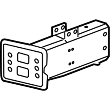 GM 23194902 Rail End, Passenger Side