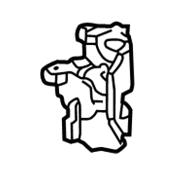 GM 16631626 Lock, Front Passenger Side