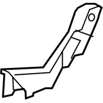 GM 84043331 Frame Cover, Gray, Rear Passenger Side