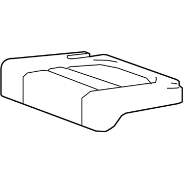 GM 84694513 Cushion Cover, Black, Driver Side