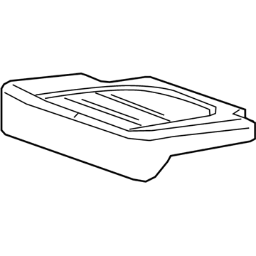 GM 84420958 Seat Cushion Pad, Driver Side