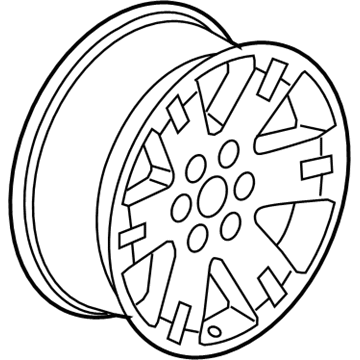 GM 9596387 Wheel, Alloy