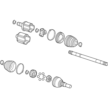 Cadillac 88957150 Axle Assembly