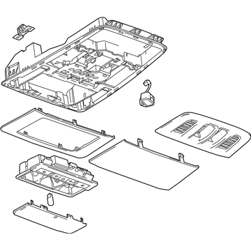 Buick 22875928 Overhead Console
