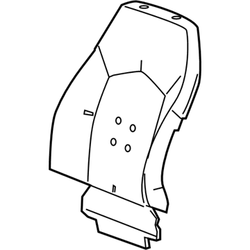 GM 22758828 Seat Back Pad, Driver Side