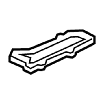 GM 13487376 Baffle, Front Driver Side