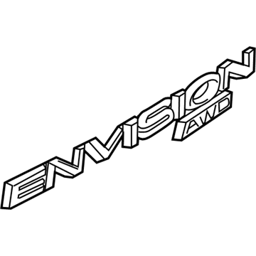 GM 42507424 Nameplate, Rear
