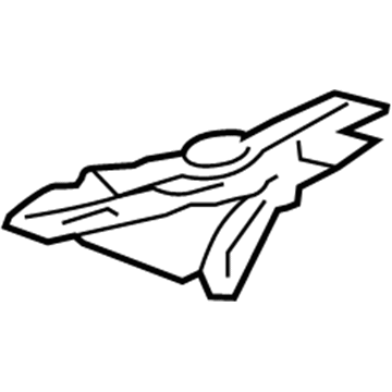 GM 23187567 Heat Shield, Passenger Side