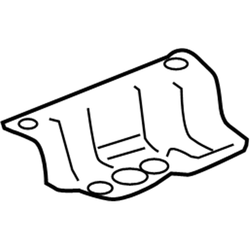 GM 23187568 Heat Shield, Driver Side