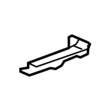 GM 22751222 Rail End Upper Extension, Rear Driver Side