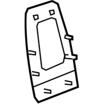 GMC 20926223 Seat Back Panel