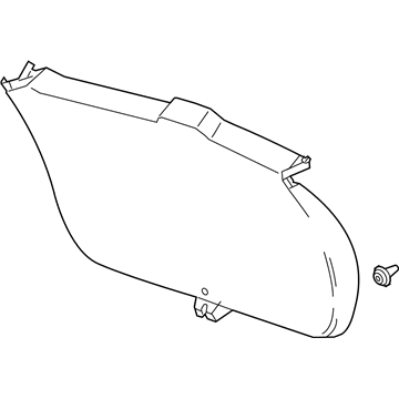 GM 42739192 Lower Gate Trim, Rear