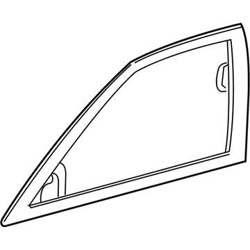 GM 22798071 Window Molding, Front Driver Side