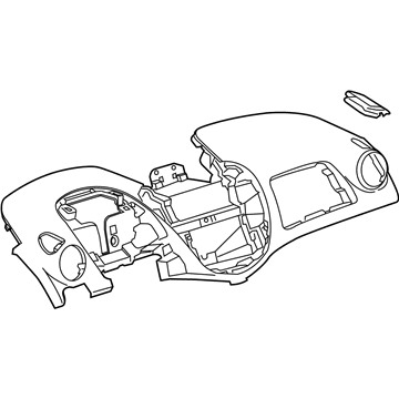 Chevy Trax Dash Panel Vent Portion Covers - 95329464