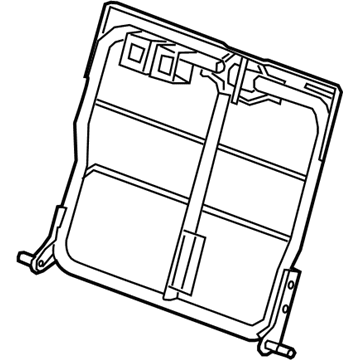 GM 13590823 Seat Back Frame, Rear