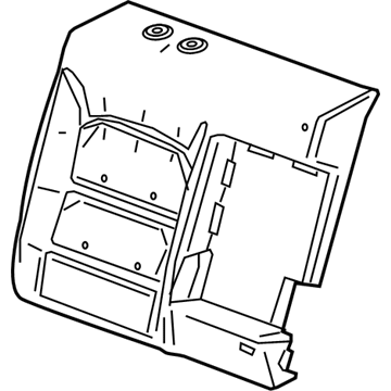 GM 42619233 Seat Back Pad, Rear