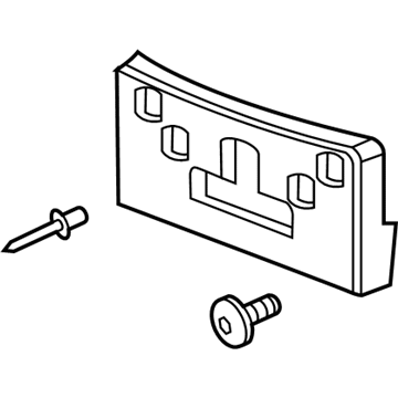 GM 95426880 License Bracket