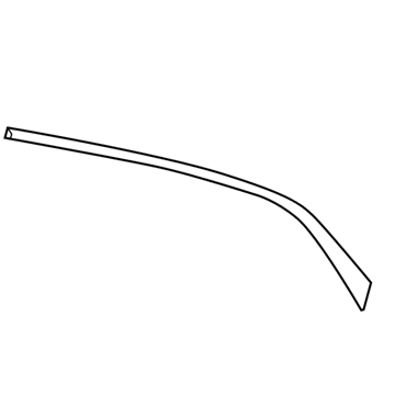 GM 23275801 Reveal Molding, Rear Upper Driver Side