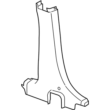 Chevy 15800814 Lower Center Pillar Trim