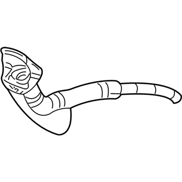 Cadillac Fuel Filler Hose - 15124903