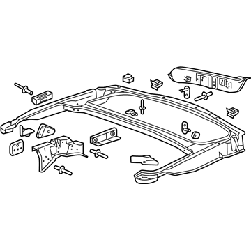 GM 23294292 Opening Frame, Rear