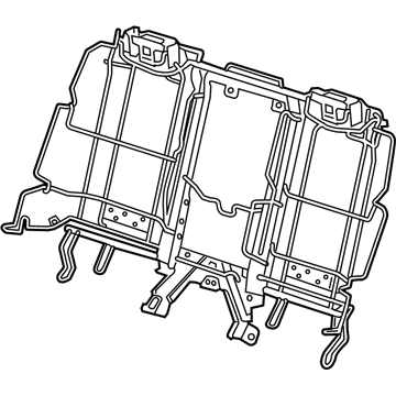 GM 84074762 Seat Back Frame, Rear