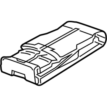 GM 84196638 Armrest, Black, Rear Center