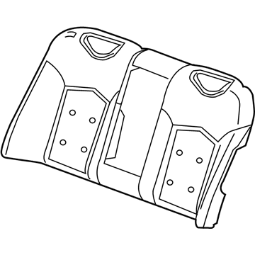 2020 Cadillac CT6 Seat Cushion Pad - 84074756