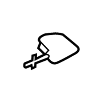 GM 42392762 Tow Eye Cap, Rear