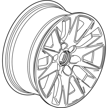 GM 84486663 Wheel, Alloy, Rear