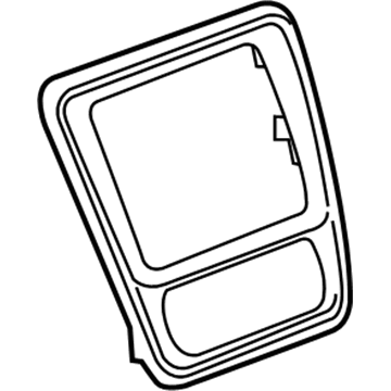 GMC 22846347 Center Bezel
