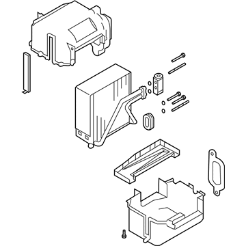 GM 96469285 Evaporator Core