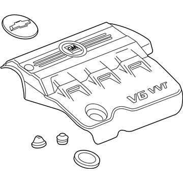 Chevy 12654180 Engine Cover