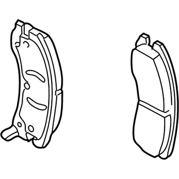GM 19259588 Brake Pads, Front