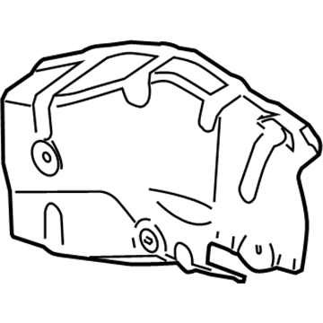Cadillac Radius Heat Shield - 23145917