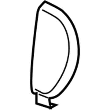 GM 25855850 Side Trim, Driver Side