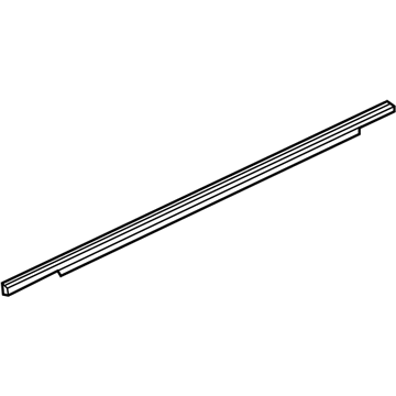 GM 84108340 Belt Molding, Black, Front Driver Side