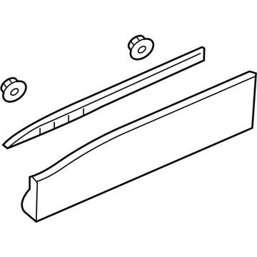 GMC Door Moldings - 84541033