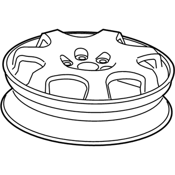 GM 23469419 Compact Spare, Rear