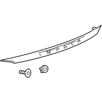 GM 22749924 Molding Assembly, Rear