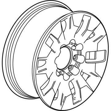 Chevy 84742719 Wheel, Alloy