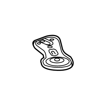 GM 84346088 Front Bracket, Driver Side