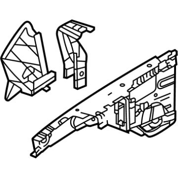 GM 60003971 Upper Rail, Front Driver Side