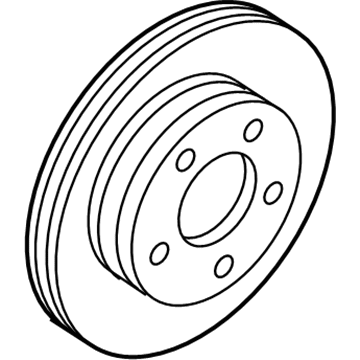 2006 Chevy Trailblazer Brake Disc - 25826102