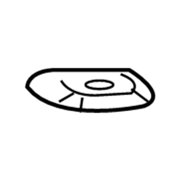 GM 19184735 Center Floor Pan Hole Cover, Rear