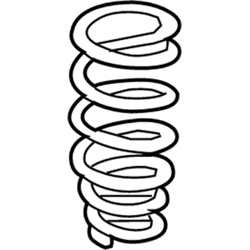 GM 15264551 Coil Spring, Front