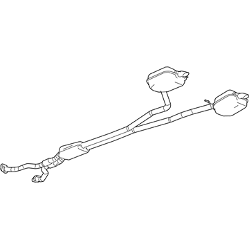 Cadillac SRX Muffler - 15832125