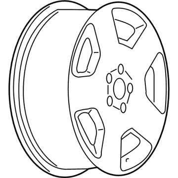 2012 Chevy Impala Spare Wheel - 9598242